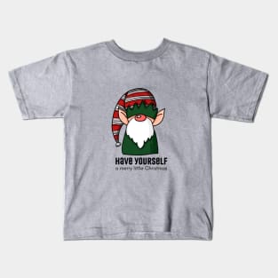 Have yourself a merry little Christmas with a funny and cute elf! Kids T-Shirt